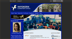 Desktop Screenshot of inyokern.ssusd.org