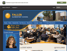 Tablet Screenshot of faller.ssusd.org