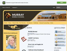 Tablet Screenshot of murray.ssusd.org